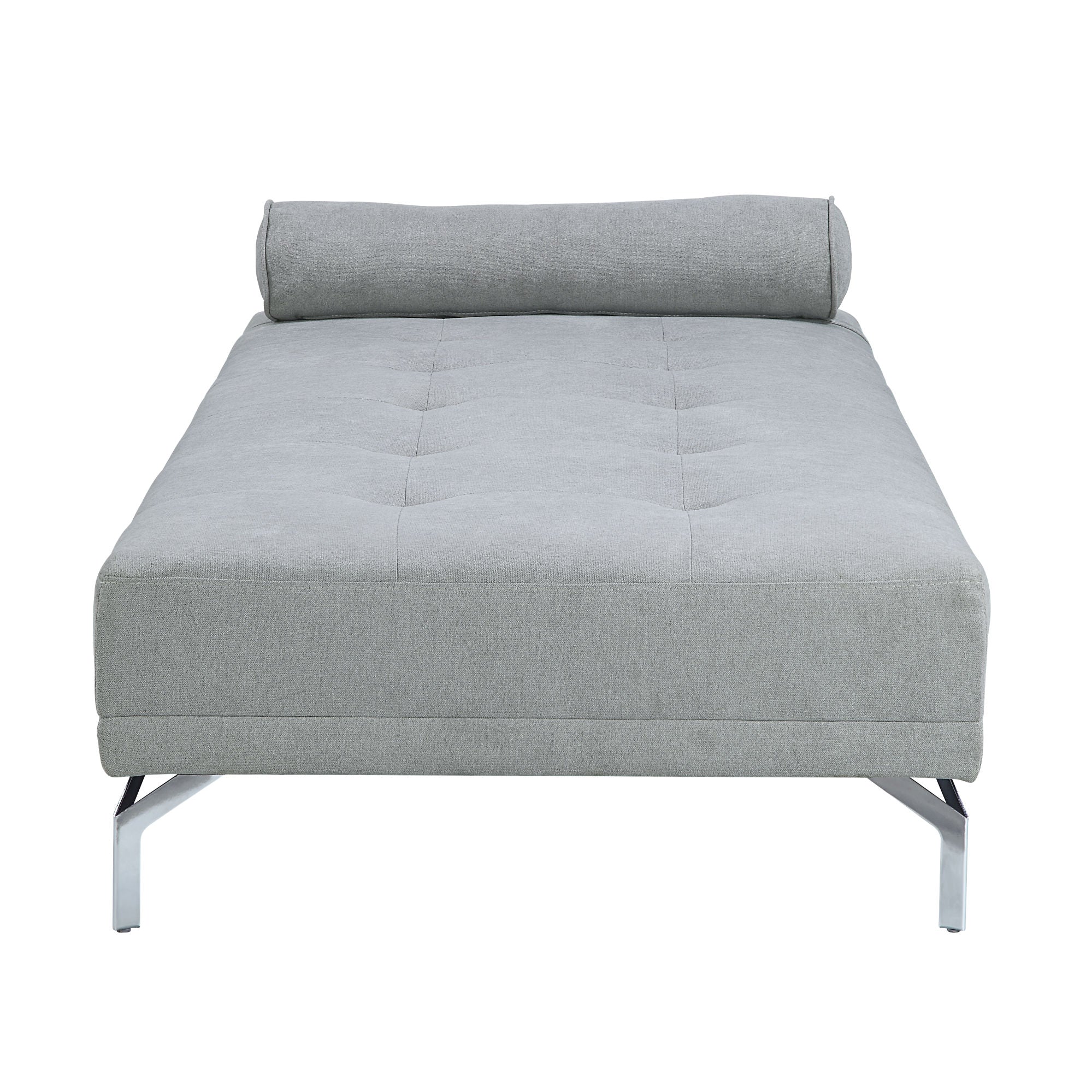 ACME Quenti Sofa Bed w/Pillow in Gray Melange Velvet LV00826