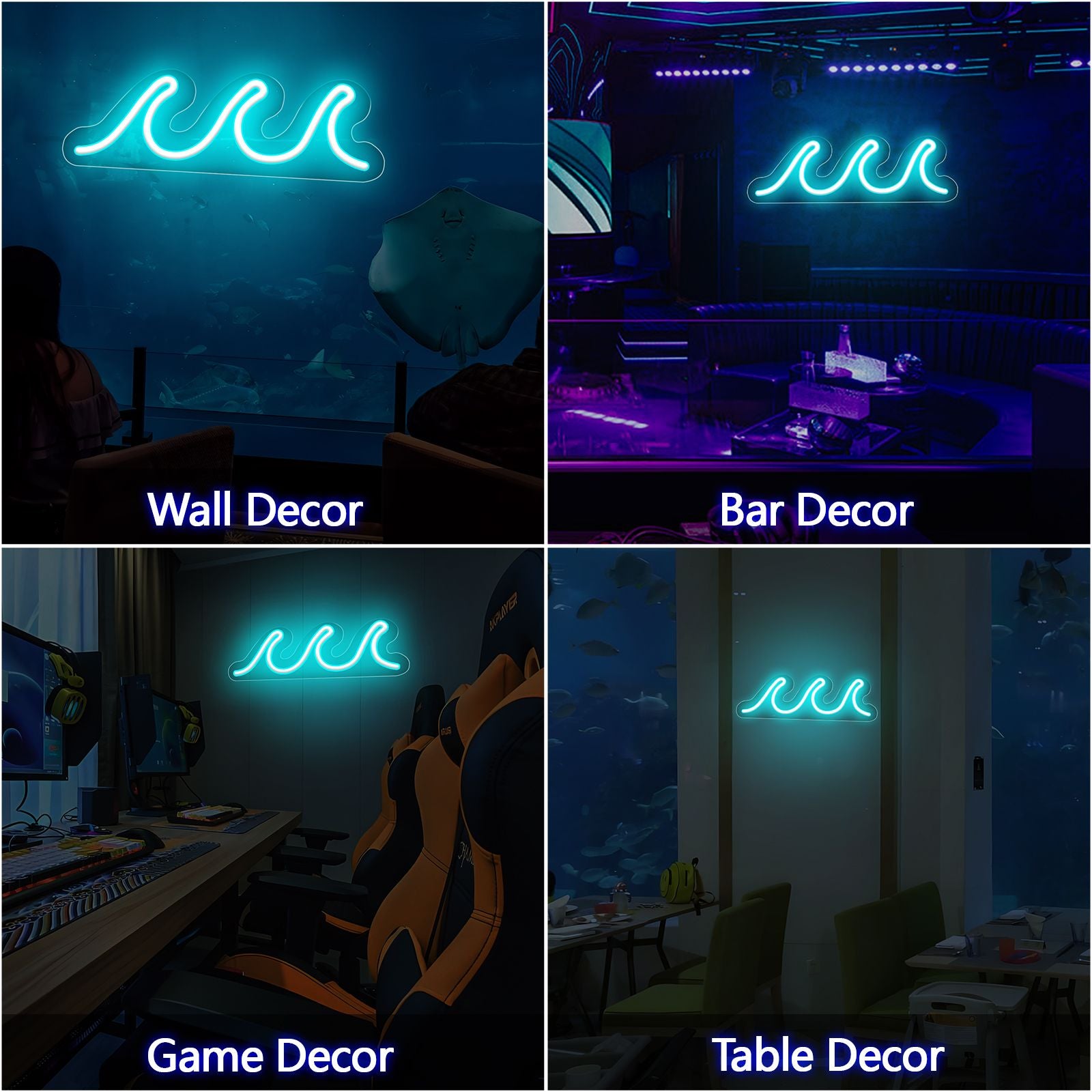 LED Neon Light Sign, USB Powered with Dimmable Switch