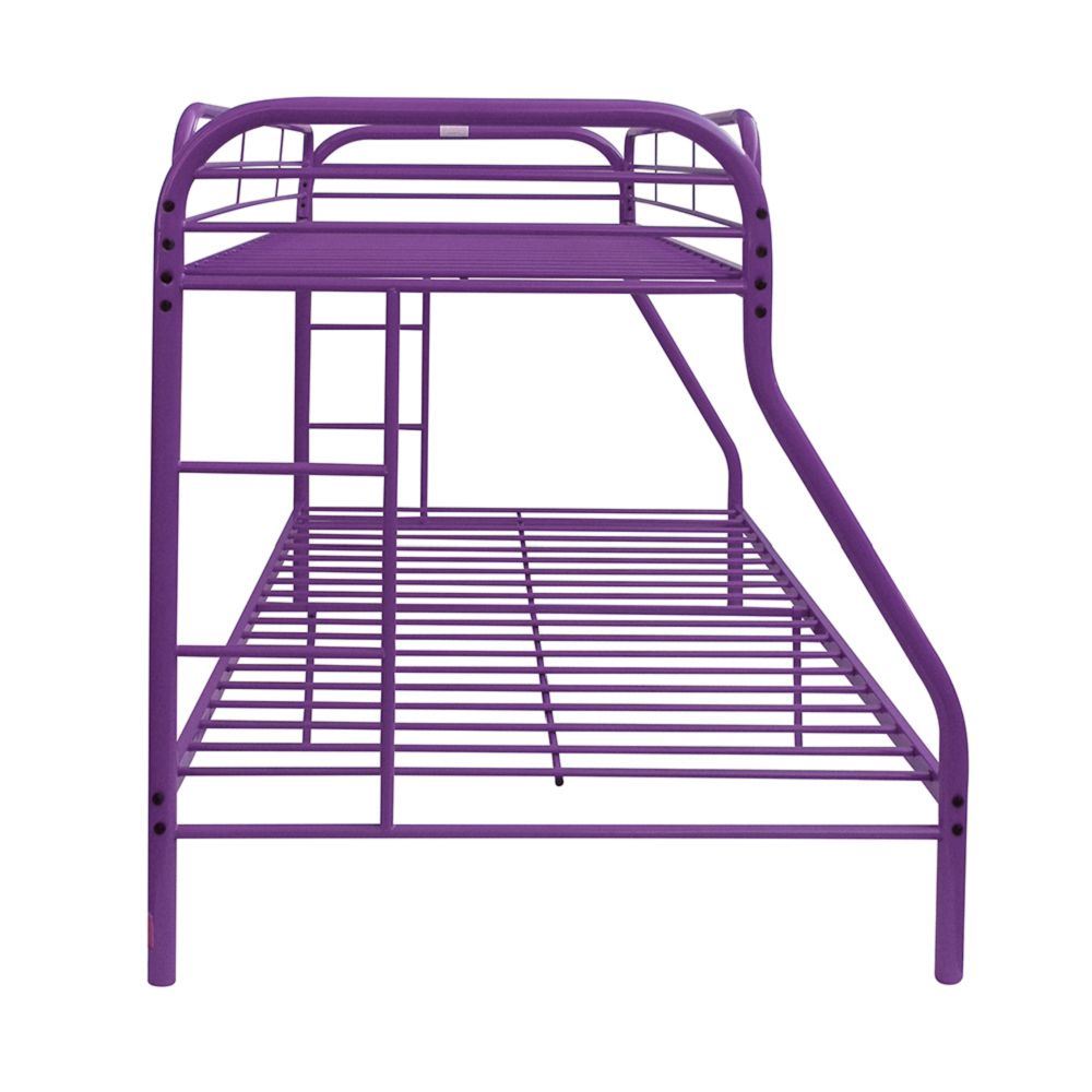 ACME Tritan Bunk Bed (Twin/Full) in Purple 02053PU