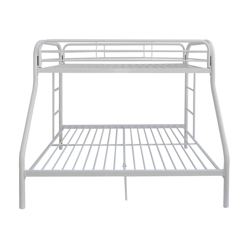 ACME Tritan Bunk Bed (Twin/Full) in White 02053WH