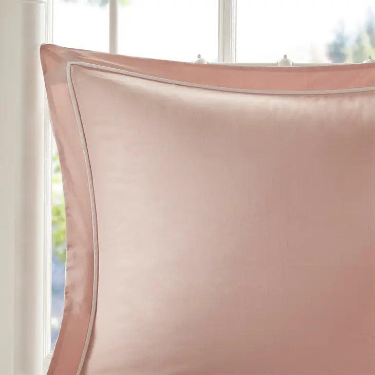 Shabby Chic 9-Piece Comforter Set, Blush