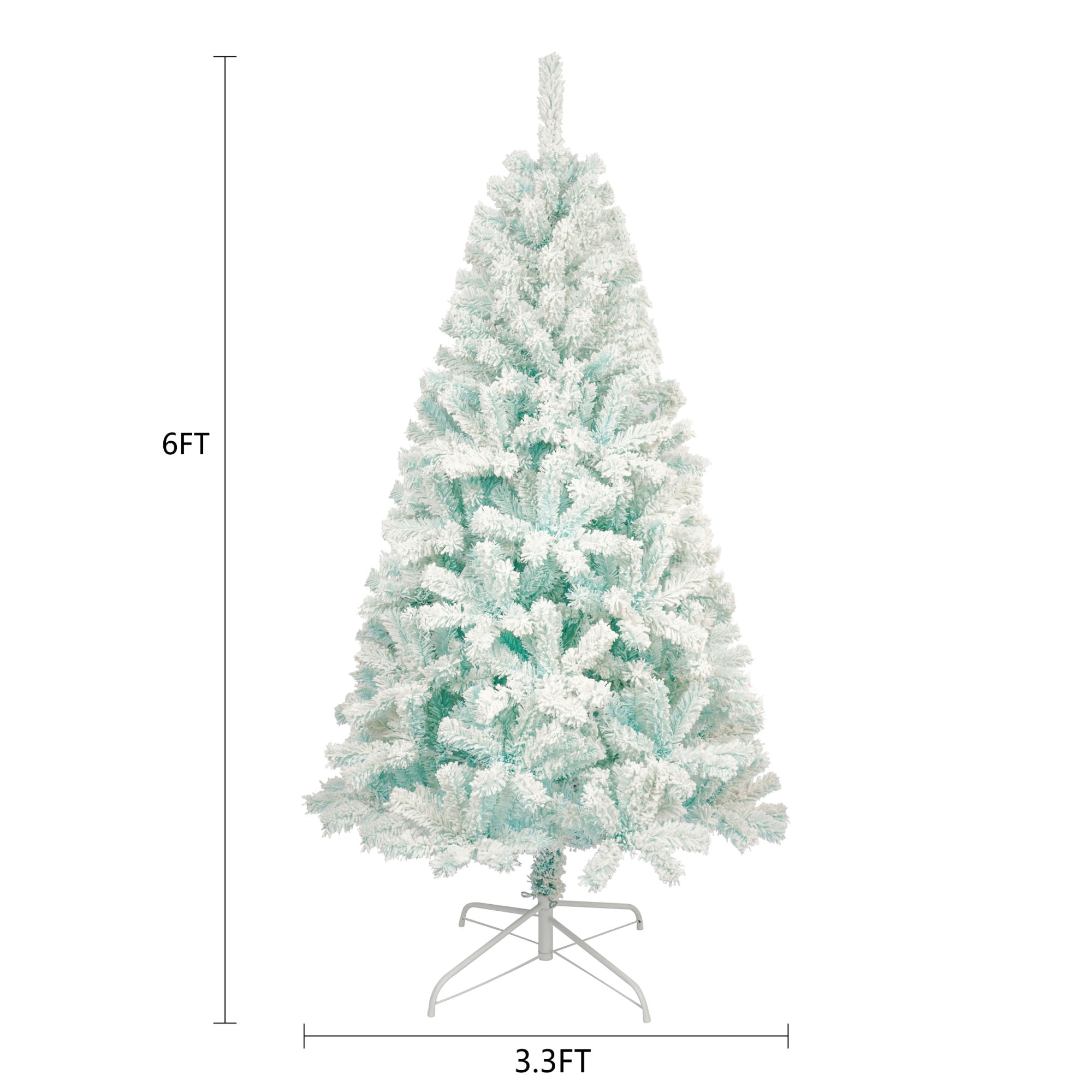 6ft Artificial Christmas Tree with 300 LED Lights and 600 Bendable Branches,Christmas Tree Holiday Decoration, Xmas Tree Christmas Decorations