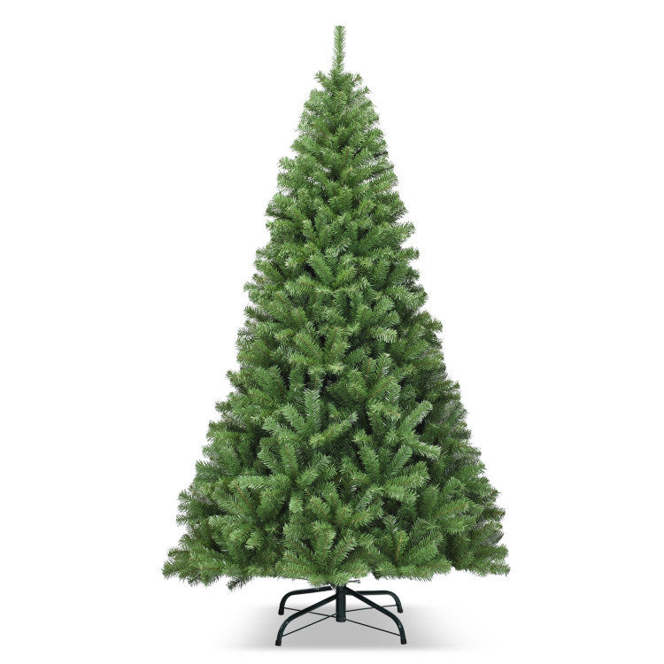 6/7.5/9ft Premium Artificial Hinged PVC Christmas Tree with Metal Stand