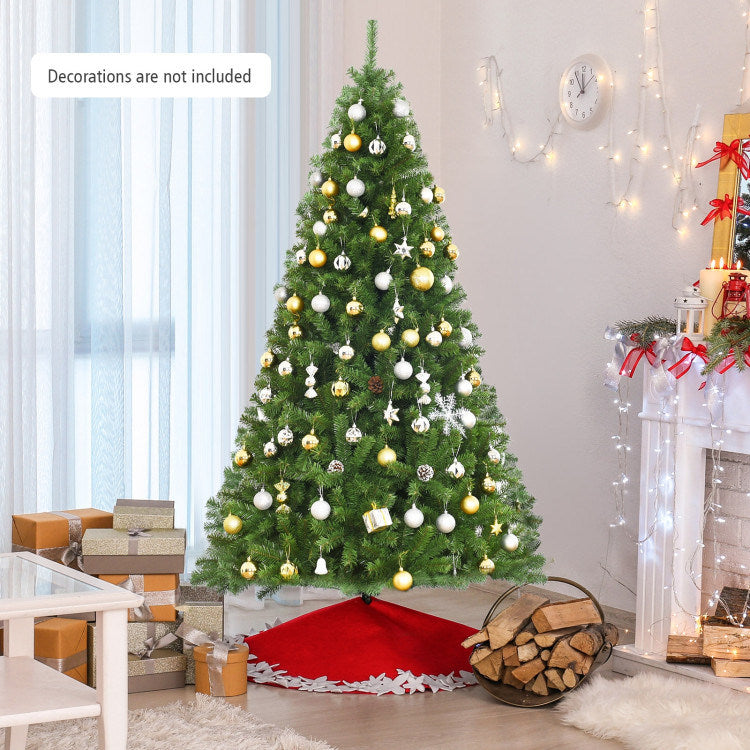 6/7.5/9ft Premium Artificial Hinged PVC Christmas Tree with Metal Stand